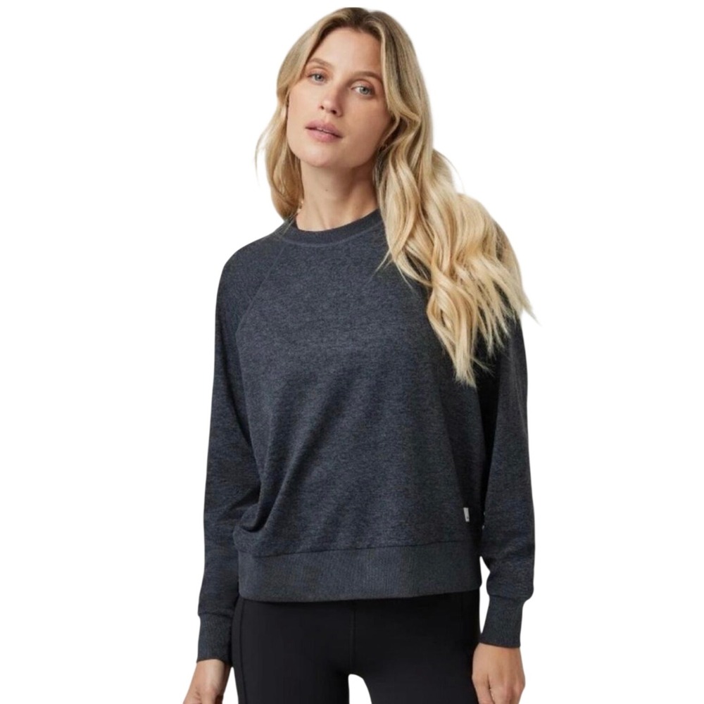 Vuori Long Sleeve Halo Crew Heathered Pullover Women's Size Medium